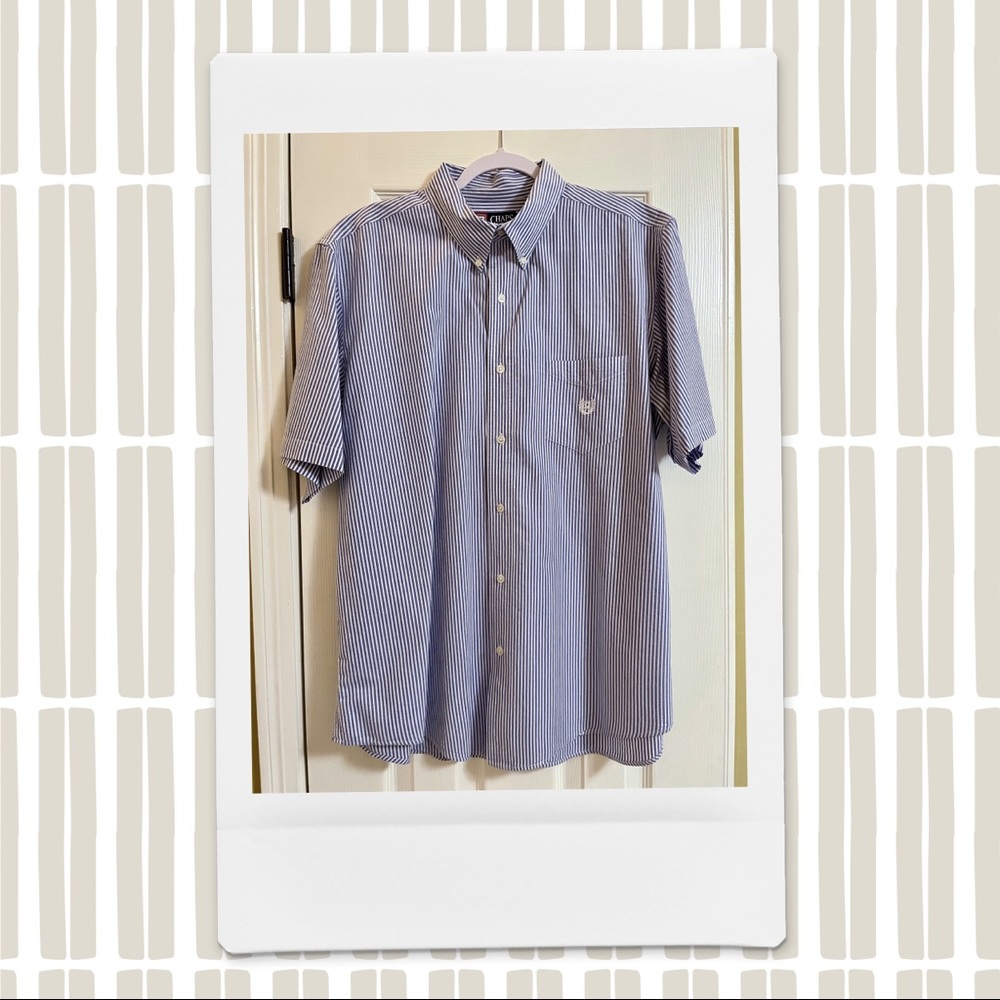 CHAPS pin stripe XL button down